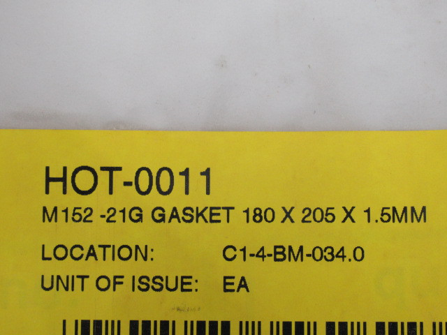 Generic M152-21G Gasket 180mm x 205mm x 1.5mm ! NOP !