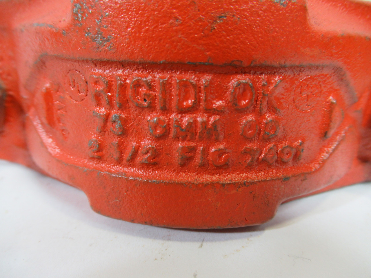 Gruvlok 7401-2-1/2" 73mm OD 0390013522 Pipe Coupling Clamp USED