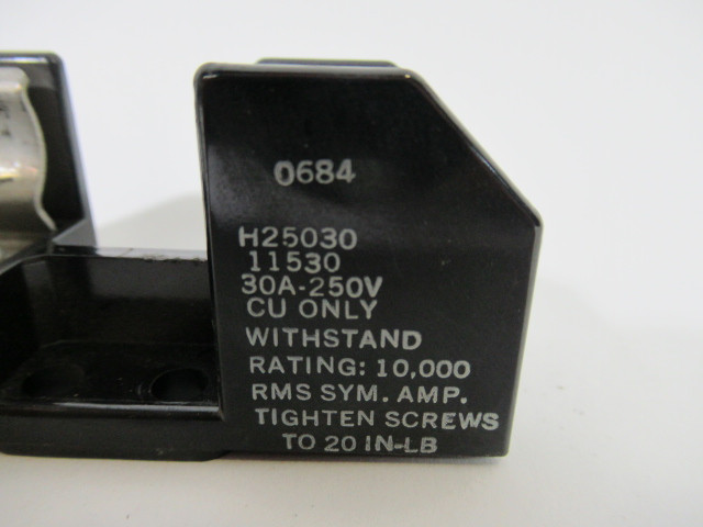 USD H25030-1P Fuse Holder 30A 250V 1 Pole USED