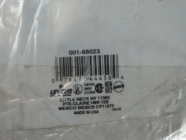 Leviton 001-88023 5-Gang Toggle Device Switch Wall Plate White Lot of 5 ! NWB !