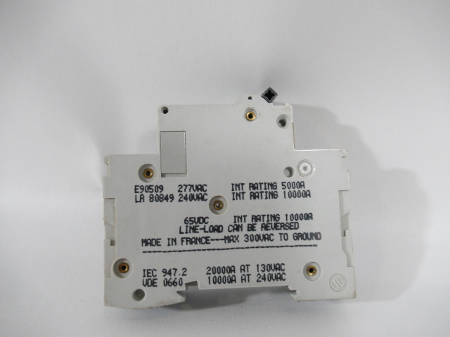 Merlin Gerin 24426 C60N Type C Circuit Breaker w/o Latch 2A 277VAC 1P USED