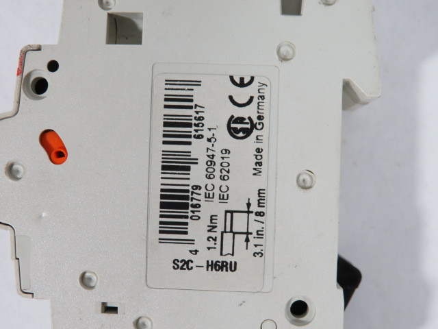 ABB S201U-K5 Circuit Breaker 240V 5A 50/60Hz 1P W/S2C-H6RU USED