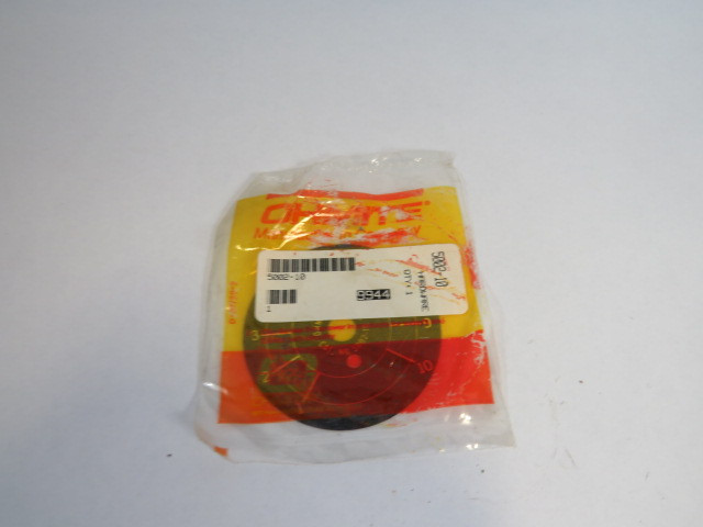 Ohmite 5002-10 9944 Aluminum Potentiometer Dial Plate 1-10 ! NWB !