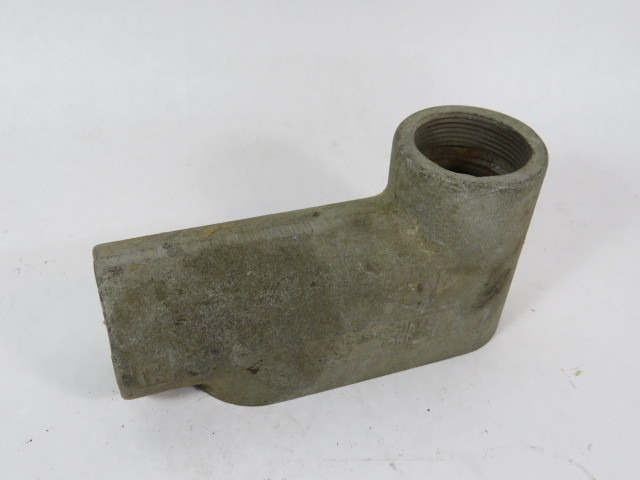 Crouse-Hinds LB57 Conduit Body w/o Cover 1-1/2" USED
