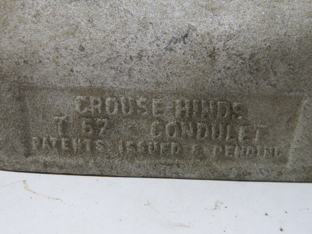 Crouse-Hinds T57 Conduit Body w/o Cover 1-1/2" USED