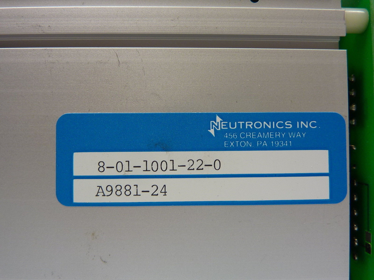Neutronics Inc. 8-01-1001-20-0 Oxygen Analyzer USED