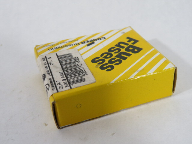 Bussmann GLR-7 Glass Specialty Fuse & Knob Holder 7A 300VAC 5-Pack ! NEW !