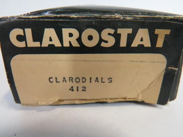 Clarostat 412 Potentiometer Clarodials 0-9 ! NEW !