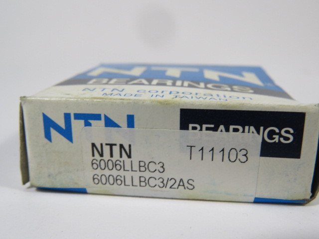 NTN 6006LLBC3 Single Row Ball Bearing 55mmOD 30mmID 13mmW NEW