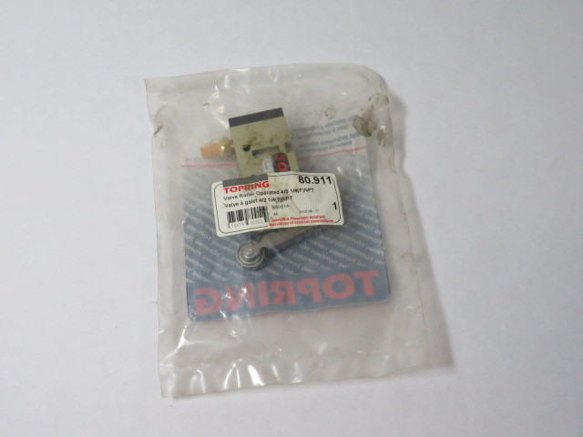 Topring 80.911 Valve Roller Operated 4/2 1/4 (F) NPT ! NWB !