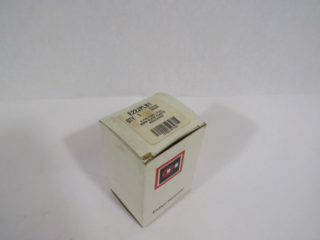 Cutler-Hammer E22JPLB1 50mm Black Push-Pull Mushroom Top 2 Position ! NEW !