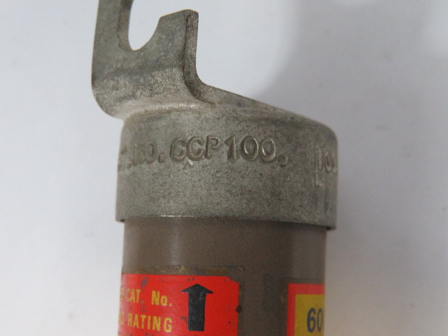 English Electric CCP100 HRC Fuse 100A 600V USED