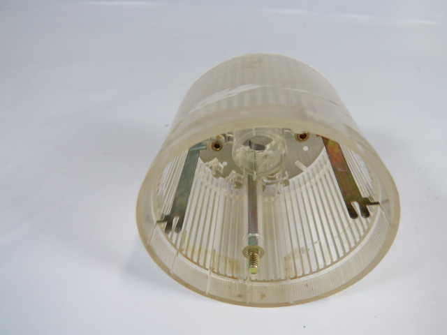 Telemecanique XVAC371 19514 Clear Stack Light Lens w/o Bulb 220VAC/DC 7W USED
