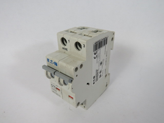 Eaton WMZS2D15 Thermal Magnetic Circuit Breaker 15A 277/480VAC 3P USED