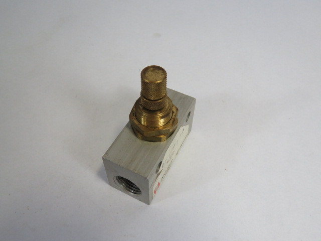Bugatti Aignep 8850-3/8 Uni-Directional Flow Regulator 3/8"FNPT USED