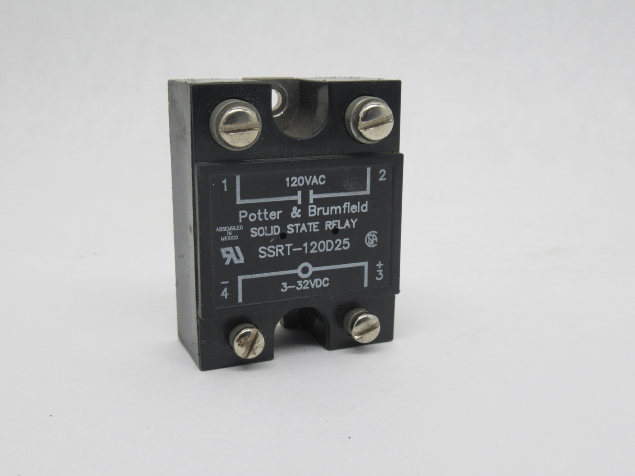 Potter & Brumfield SSRT-120D25 Solid State Relay 3-32VDC USED
