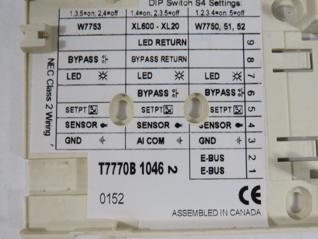 Honeywell T7770B-1046 Temperature Controller 20K OHM USED