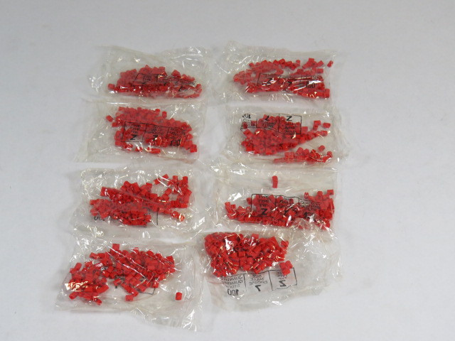 Critchley 05811202 Red Cable Marker #2 Z7 Straight Cut 800-Pack  NEW