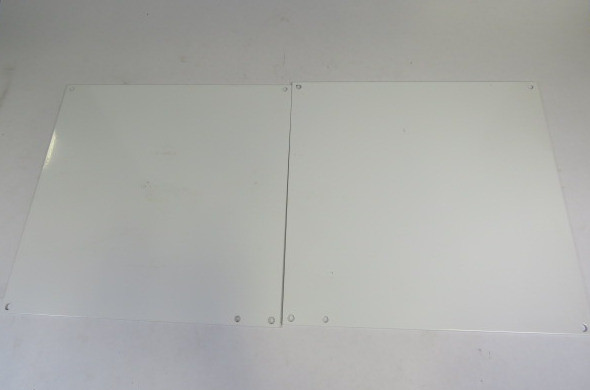 Hoffman A12P12 White Steel Internal Panel 10.75"x10.88" 14ga 2-Pack ! NEW !