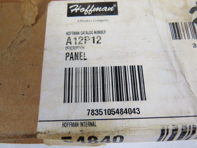 Hoffman A12P12 White Steel Internal Panel 10.75"x10.88" 14ga 2-Pack ! NEW !