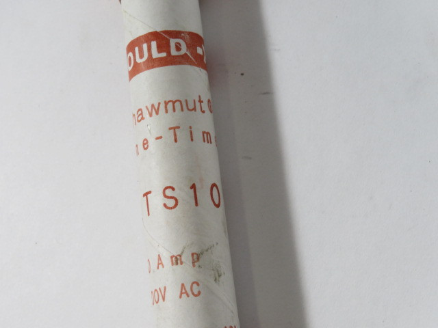 Gould OTS10 One-Time Fuse 10A 600V USED