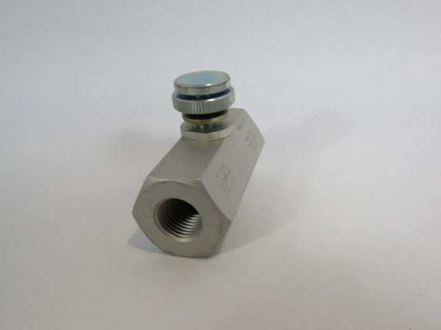 Festo GRO-1/4 2109 U408 Flow Control Valve 0-10BAR 350l/min USED