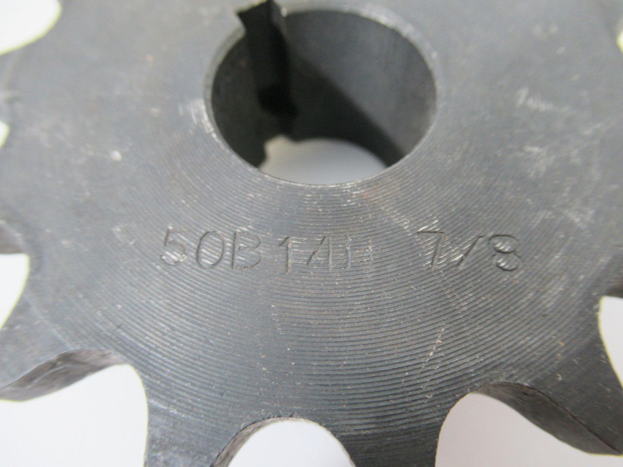 Generic 50B14H-7/8 Roller Chain Sprocket 7/8" Bore 14T 50 Chain USED