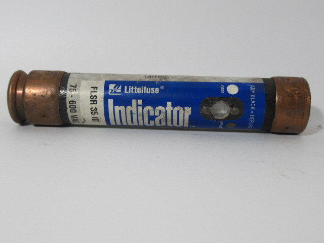 Littelfuse FLSR-35-ID Time Delay Indicator Fuse 35A 75-600VAC USED