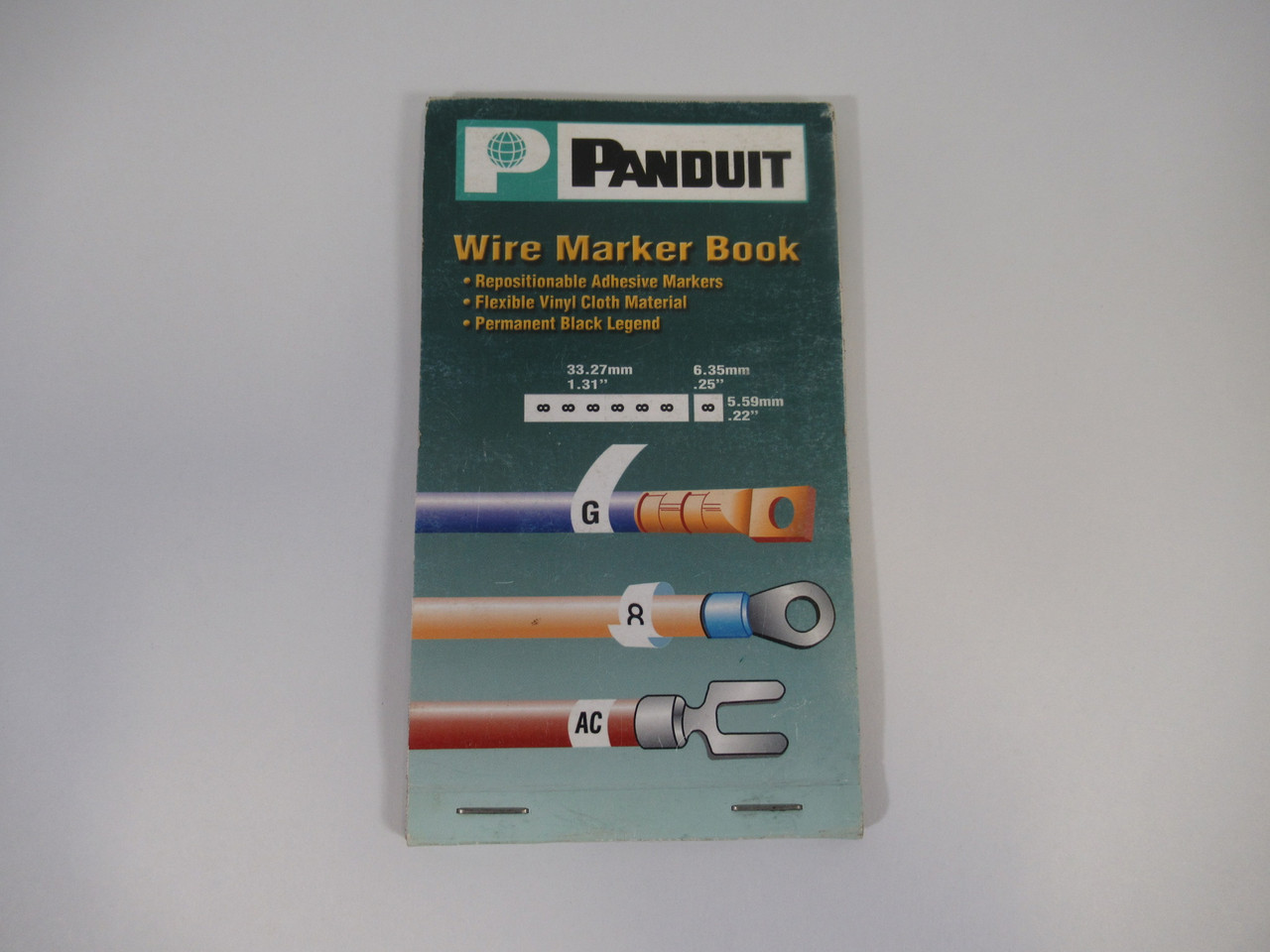 Panduit PCMB-1 Pre-Printed Wire Marker Book Missing Some Markers USED