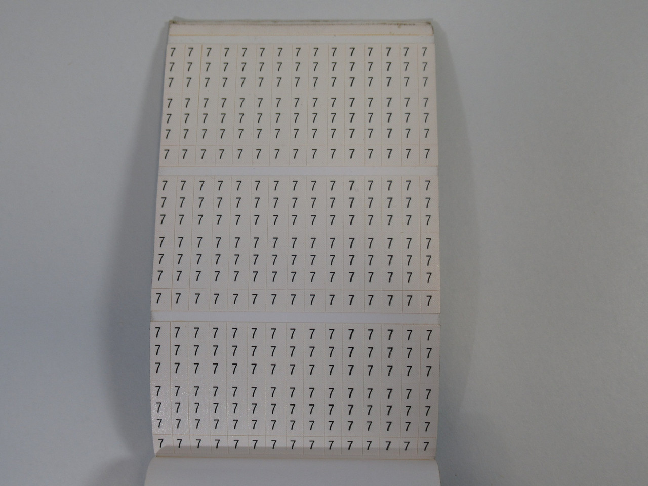 Panduit PCMB-1 Pre-Printed Wire Marker Book Missing Some Markers USED