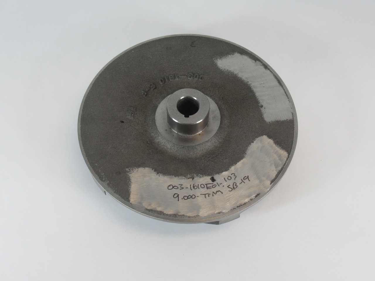 Generic 003-1610E01-103 5-Vane Impeller 9" OD 0.87" Bore NOP