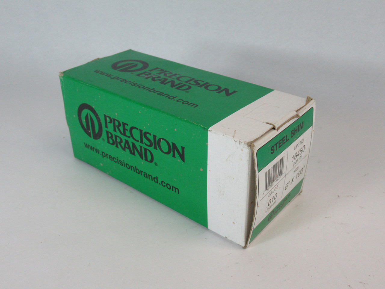 Precision Brand 16450 Steel Shim 0.010" Thickness 6" x 100" BOX WEAR NEW