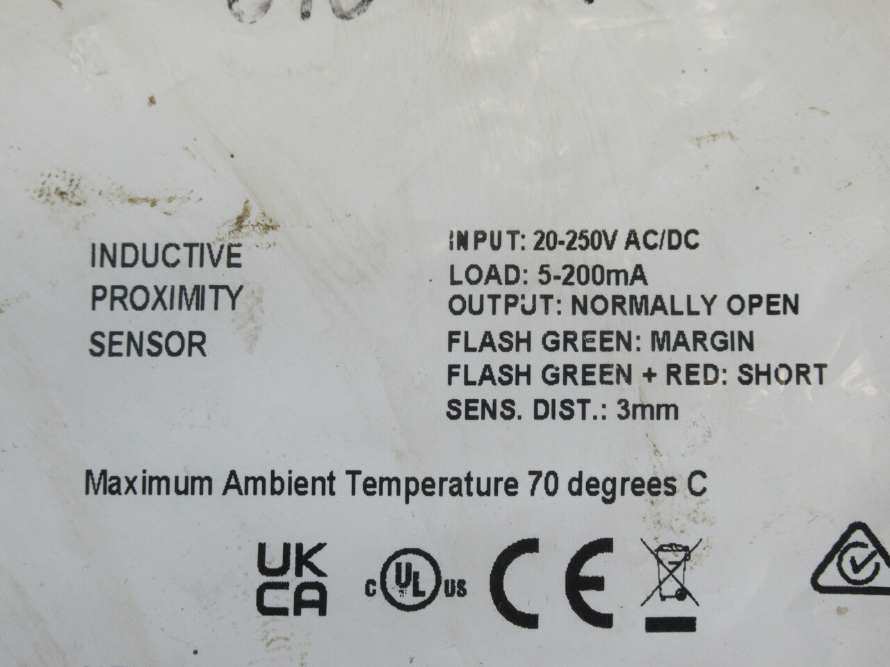 Allen-Bradley 871TM-B3N12-R3 Series B Proximity Sensor 20-250V 5-200mA 3mm NWB