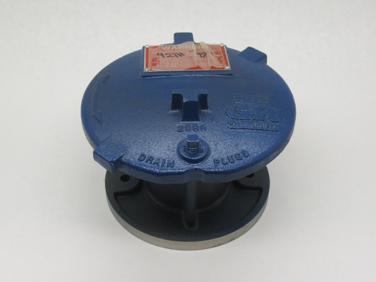 Gorman-Rupp 42111-921 Back Cover Plate Assembly for 13A2-B Pump NOP