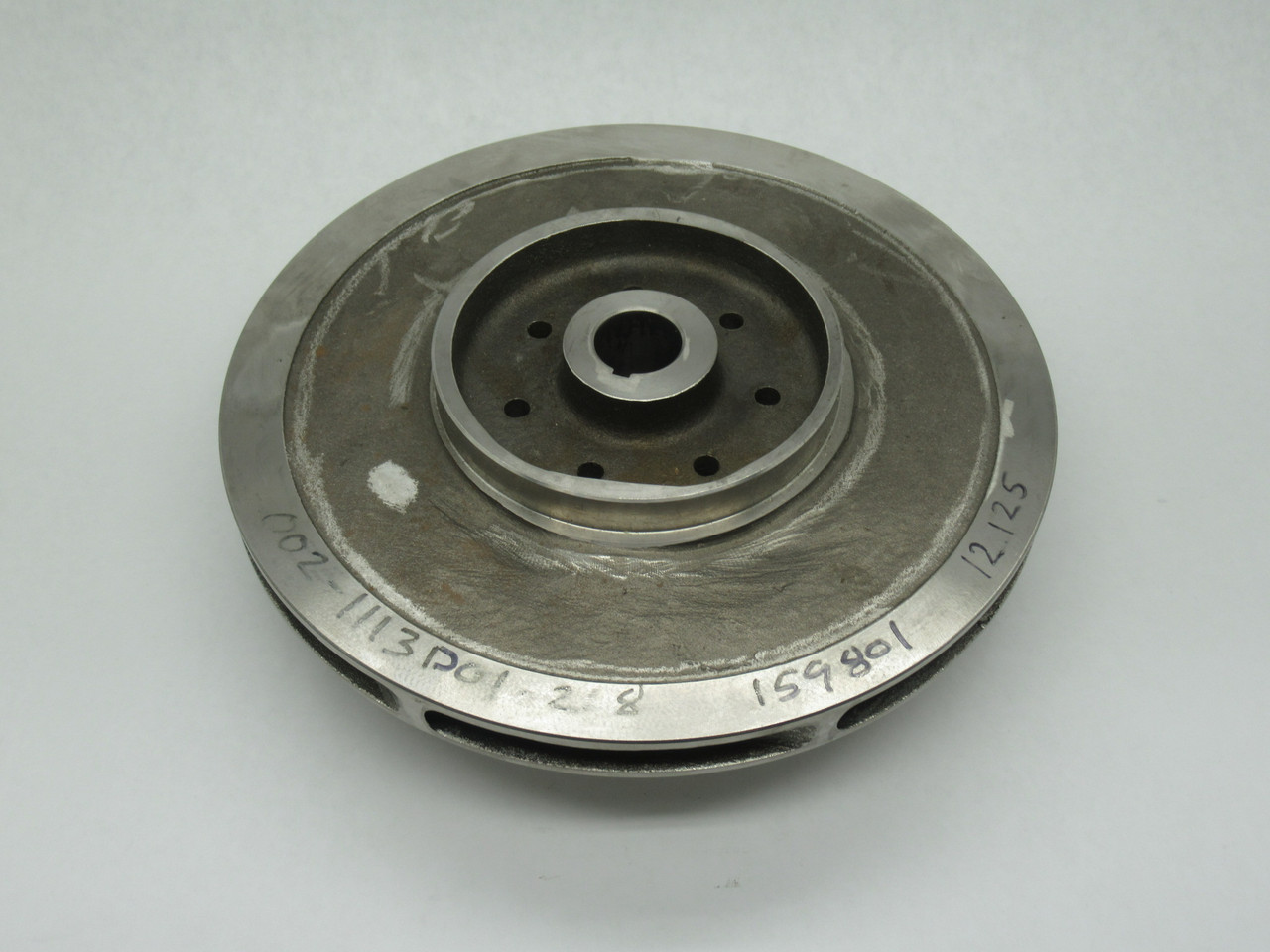 Generic 002-1113D01-218 7-Vane Enclosed Impeller 12.125"OD 1.25"B SHELF WEAR NOP