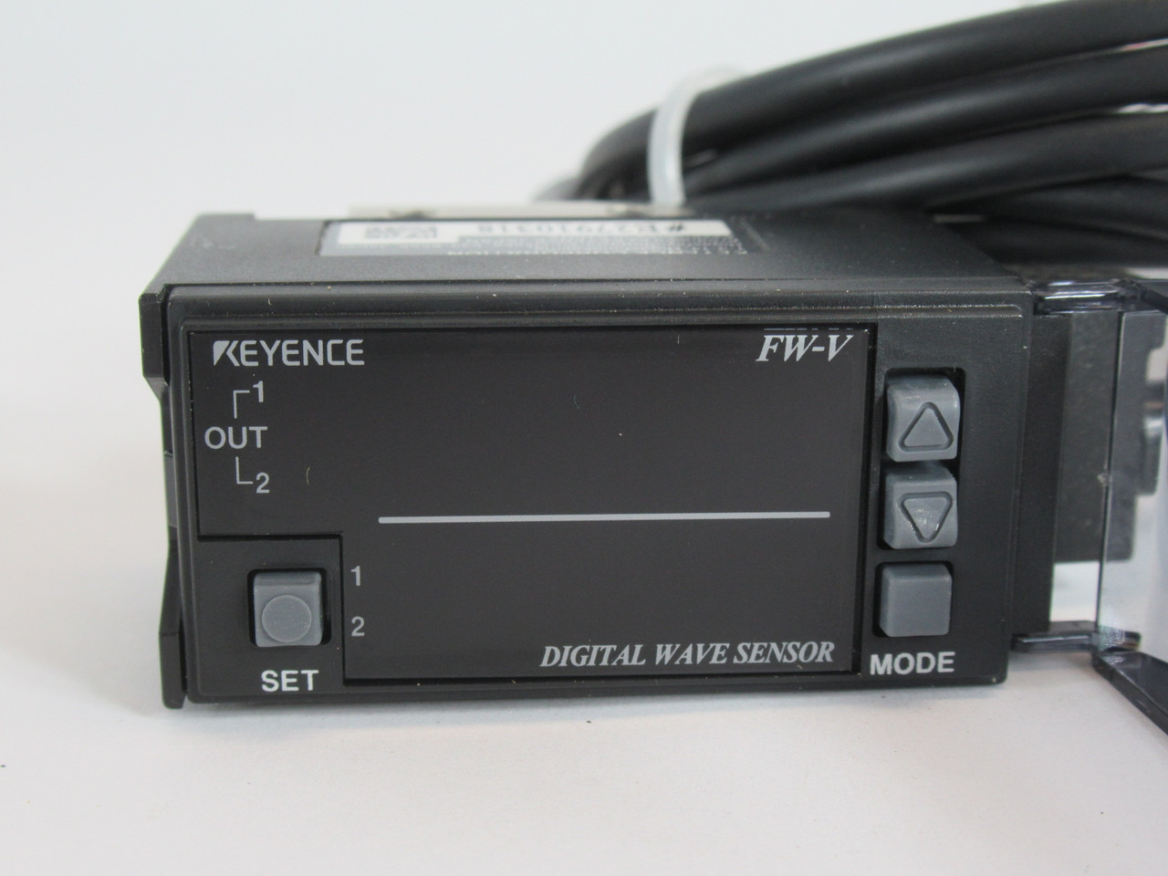 Keyence FW-V20P DIN-Mounting Ultrasonic Sensor Amplifier 24VDC 4-20mA PNP NOP