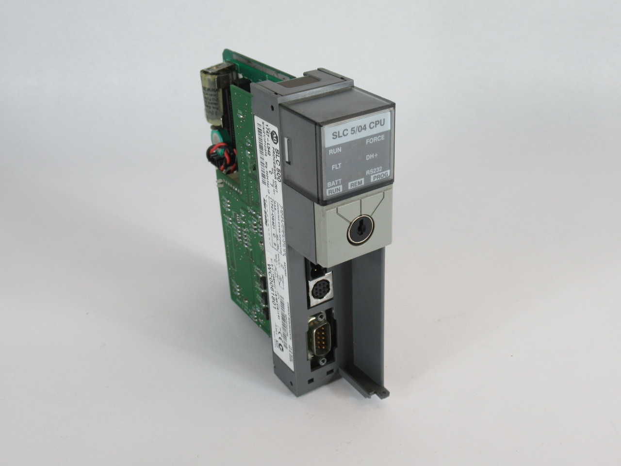 Allen-Bradley 1747-L542 Series C Processor Unit 1A@5VDC 0@24VDC NO DOOR/KEY USED