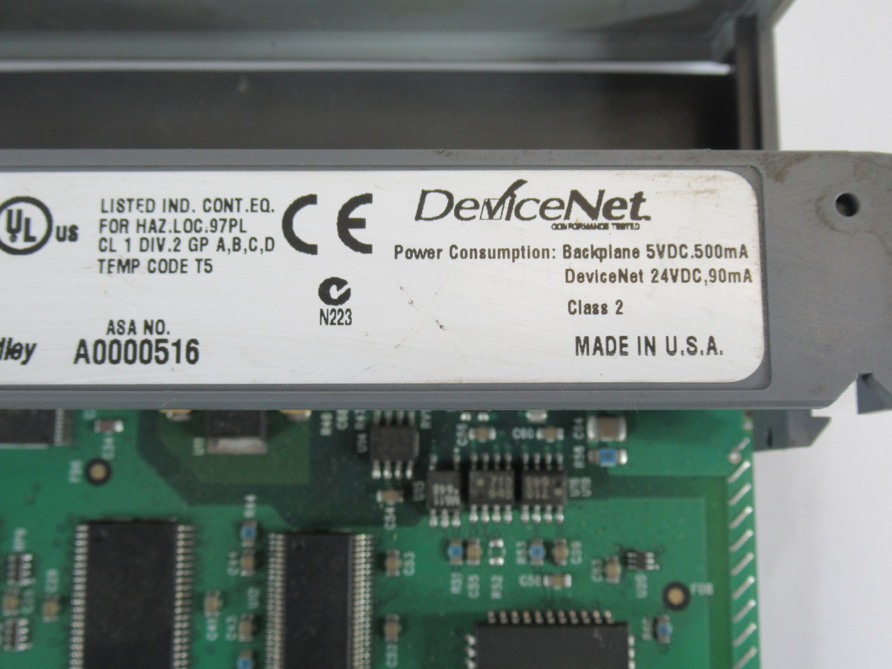 Allen-Bradley 1747-SDN Series C DeviceNet Scanner Module 5VDC NO TERMINAL USED