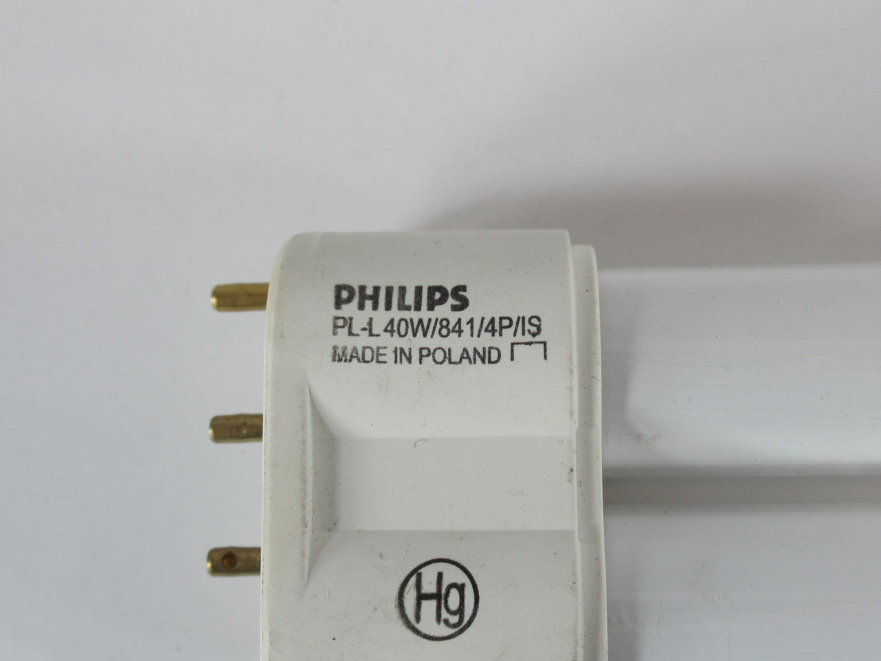 Philips PL-L40W/841/4P/IS Compact Fluorescent Bulb 40W 2G11 BOX DAMAGE NEW