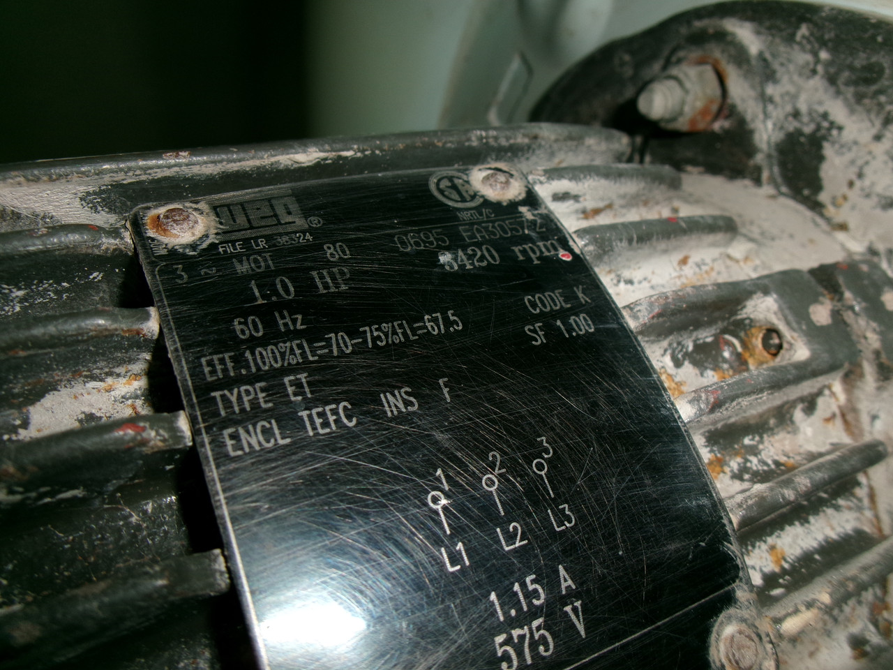 Nederman 606163 Filter Box Extraction Unit 1HP USED