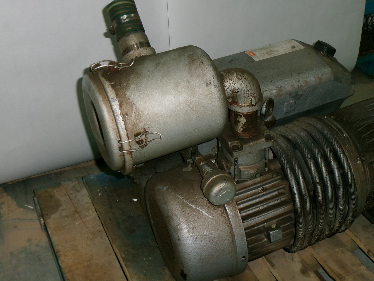 Busch RA0160-B032-1001 Rotary Vane Vacuum Pump 7.5HP 1750RPM 117 cfm USED