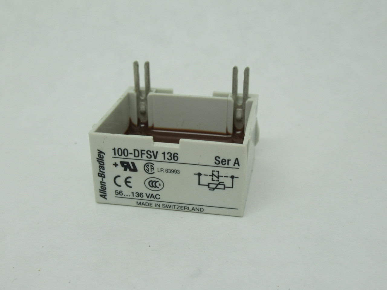 Allen-Bradley 100-DFSV136 Series A Suppressor Module 56-136V NOP