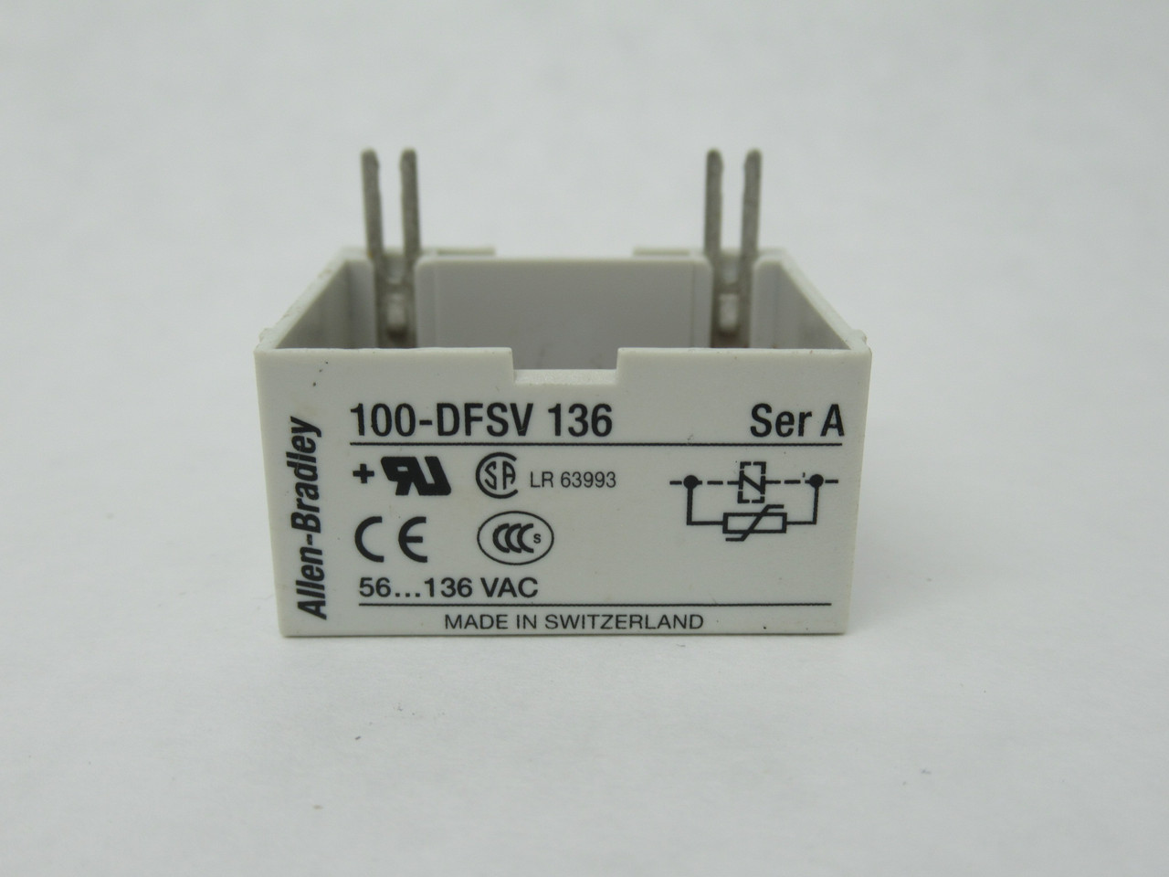 Allen-Bradley 100-DFSV136 Series A Suppressor Module 56-136V NOP