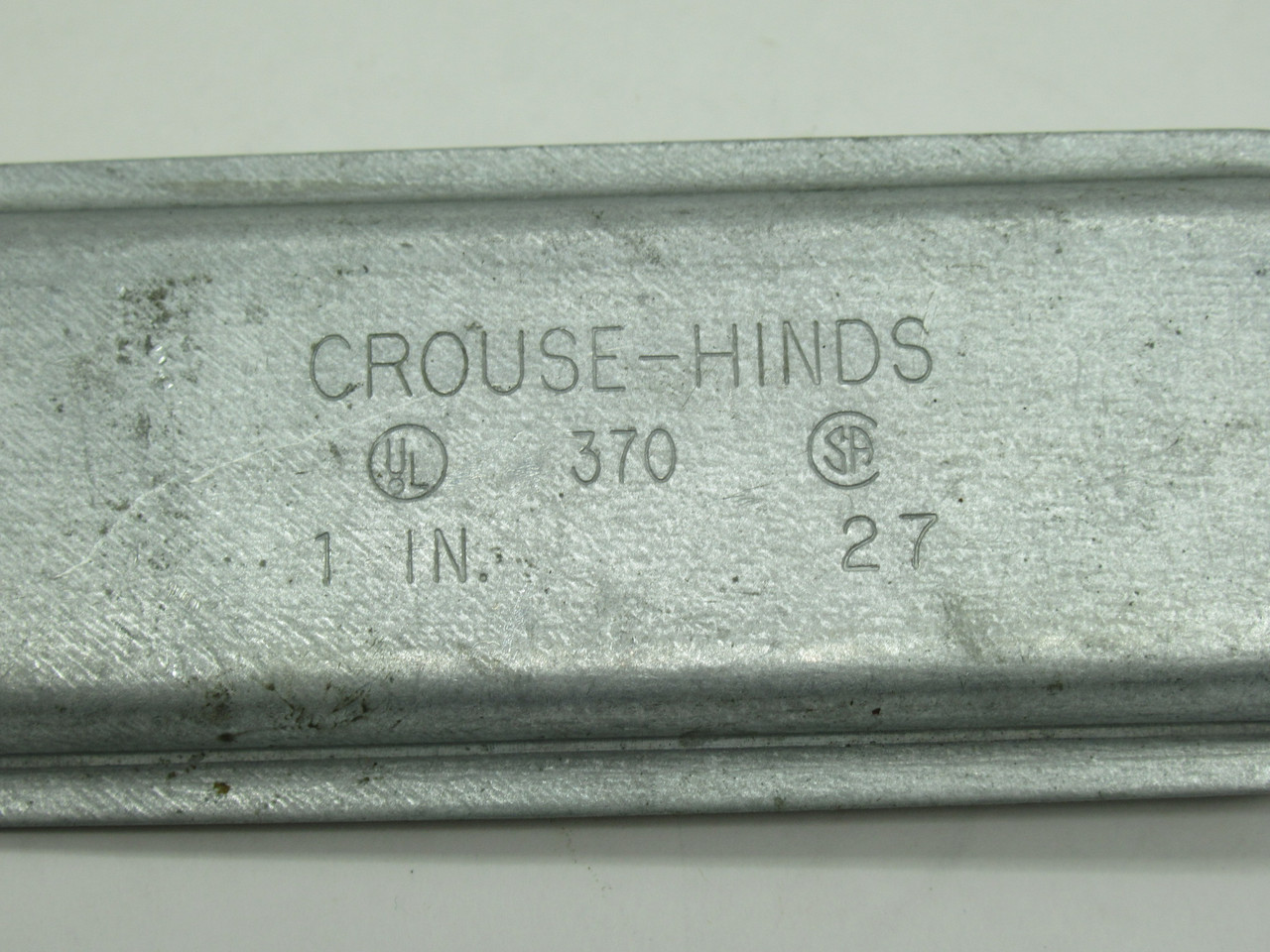 Crouse-Hinds 370G Conduit Body Cover w/ Integrated Gasket 1" USED