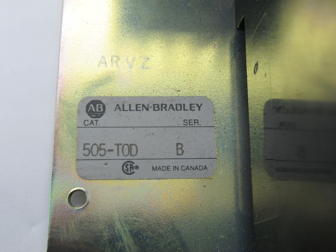 Allen-Bradley 505-TOD Reversing Starter 110/120V 50/60Hz MISSING SCREWS USED