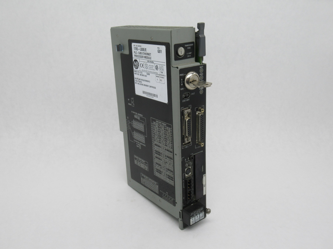 Allen-Bradley 1785-L80E Series E PLC-5/80 Ethernet Processor C/W 1 Key USED