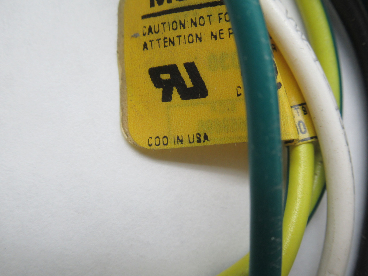 Molex 1R3000A20M030 Mini-Change A-Size Receptacle 3-Pole 1/2" 2' Length USED