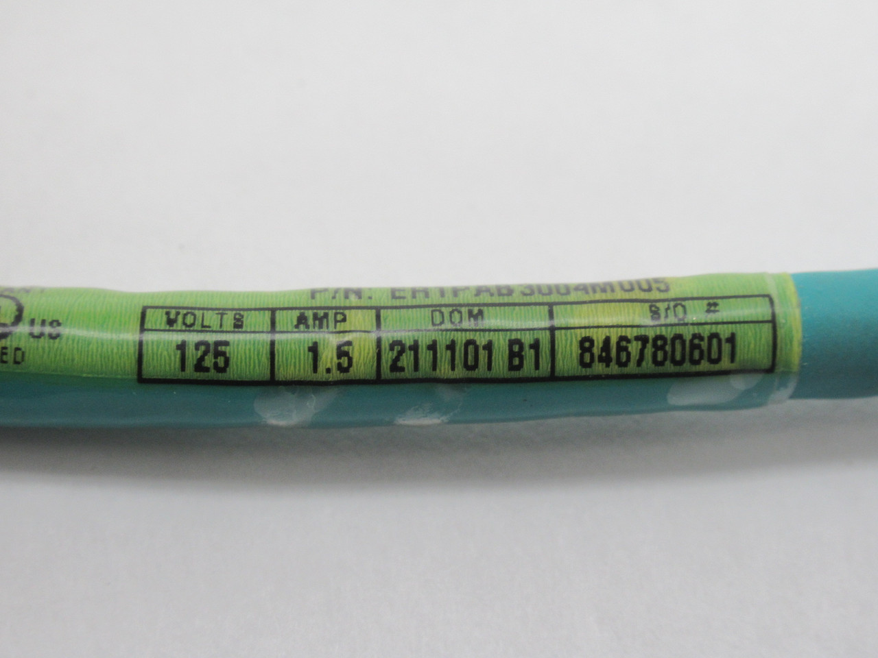 Molex ER1PAB3004M005 Micro-Change Receptacle to RJ45 Plug Cable 125V 1.5A USED