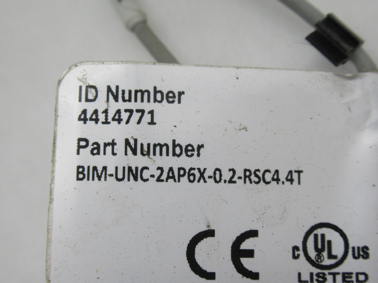 Turck BIM-UNC-2AP6X-0.2-RSC4.4T Magnetic Position Sensor 11-30VDC 100mA USED