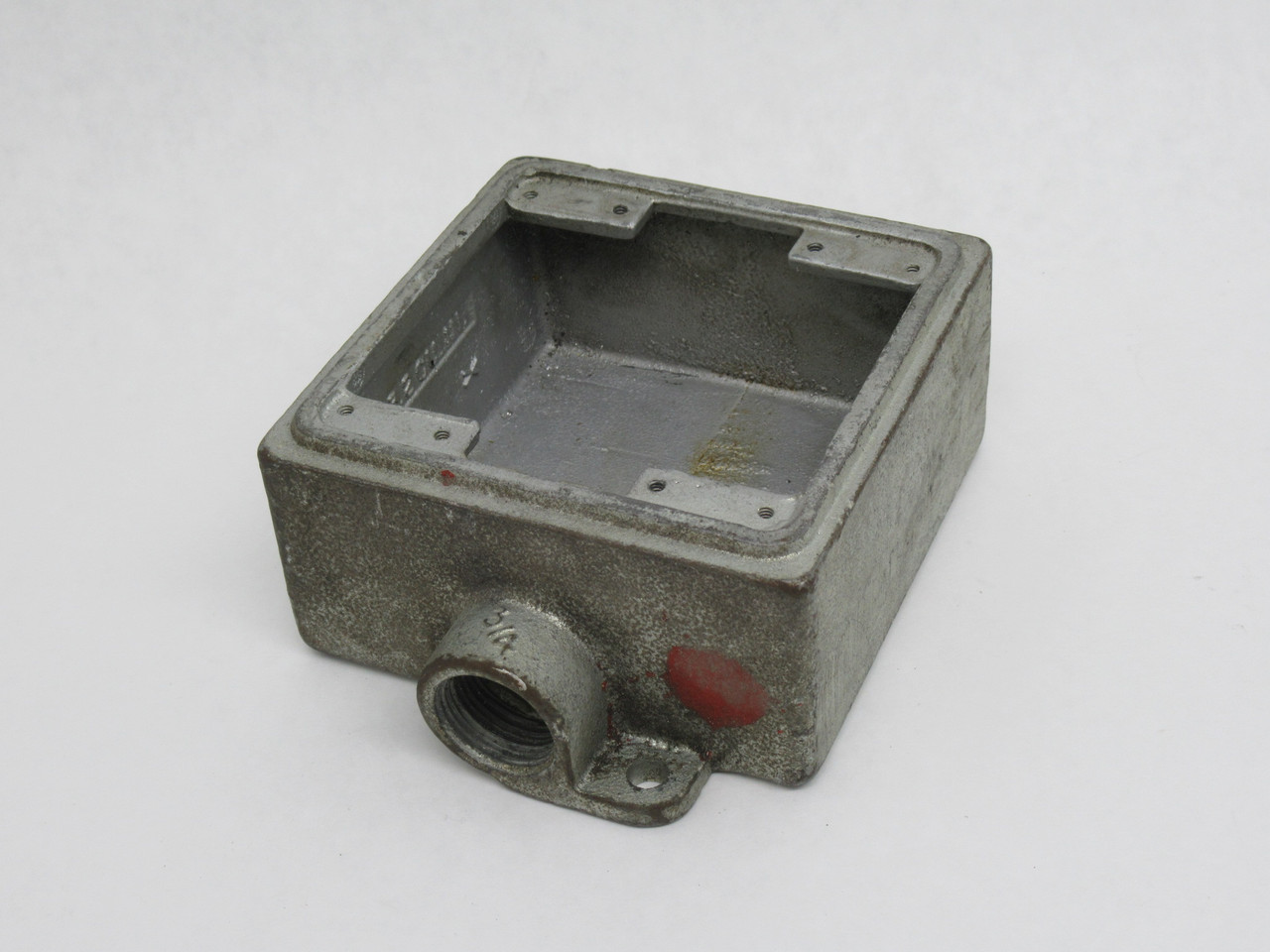 O-Z/Gedney FS-2-75 Gray Iron Device Box USED